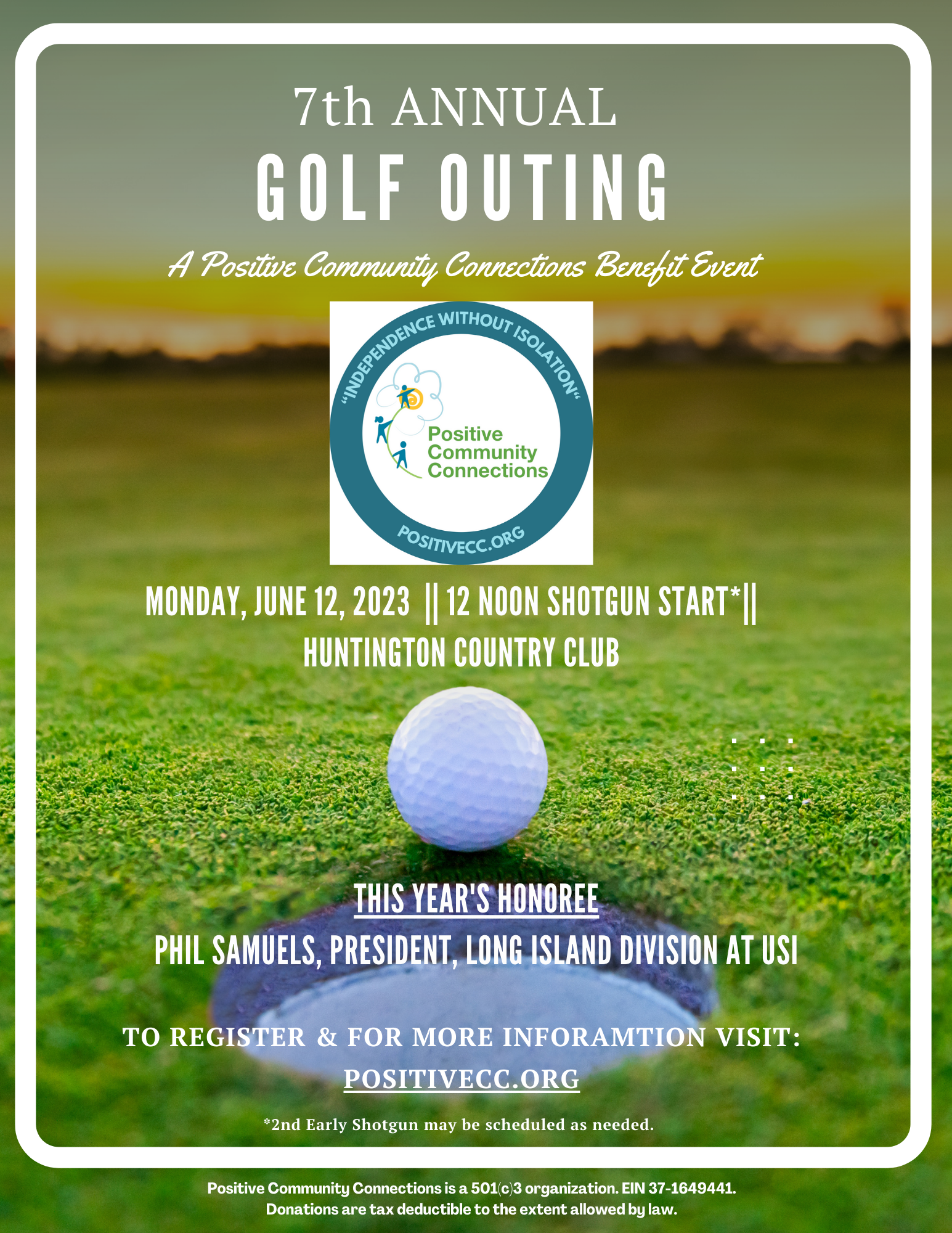 2023 PCC Golf Outing Flyer