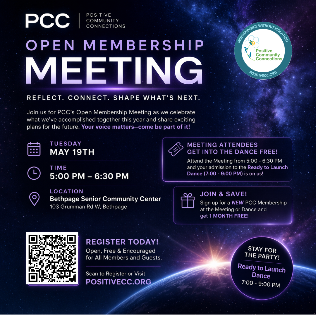 Open Membership Meeting | Positive Community Connections